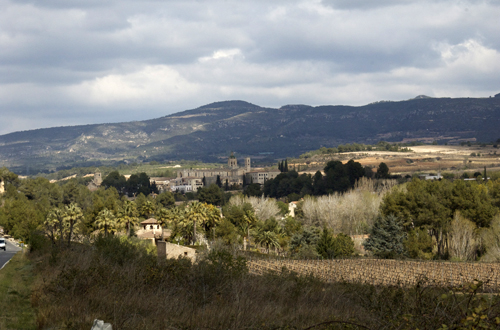 Vista del monasterio de Santes Creus